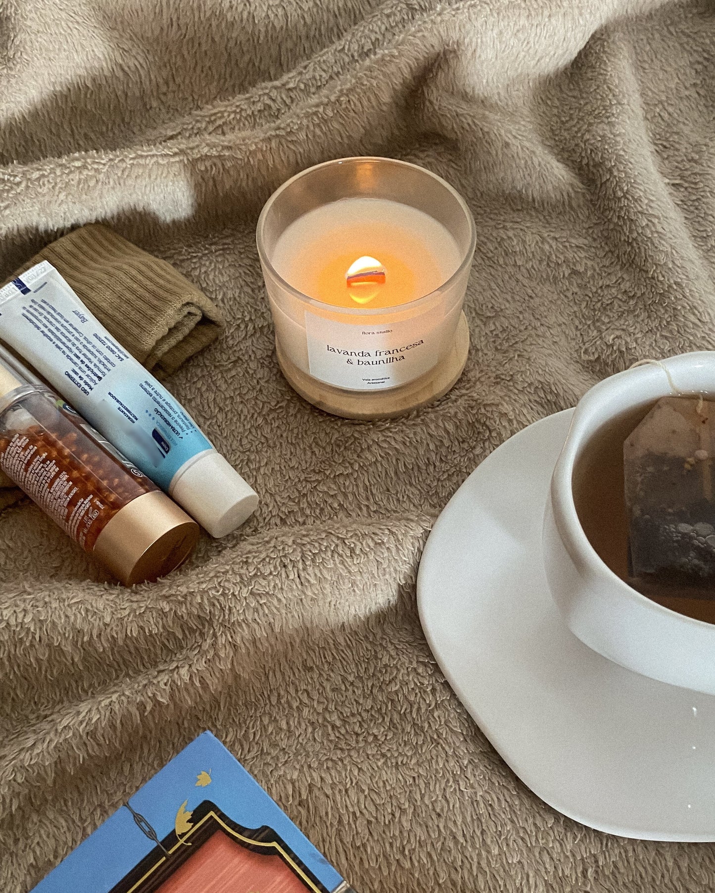 Vela Aromática Lavanda Francesa & Baunilha