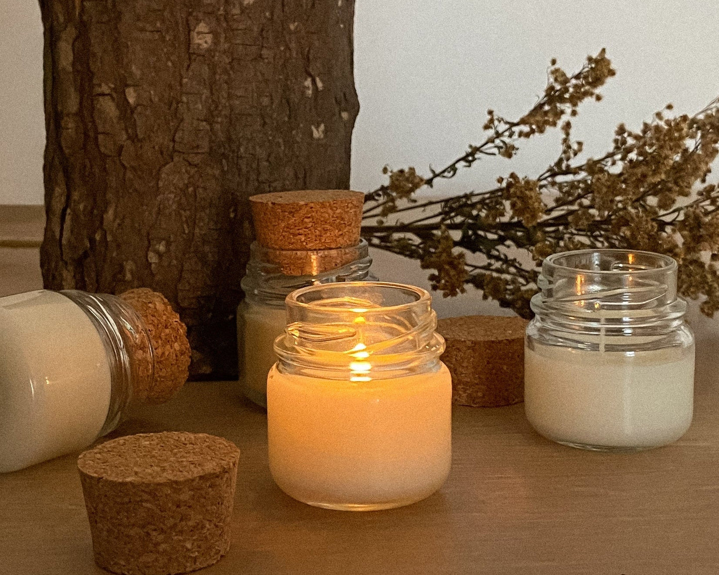 Box Presenteável - 4 Mini Velas Aromáticas (40 ml)