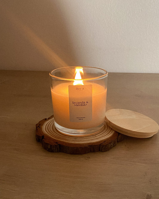 Vela Aromática Lavanda & Sândalo 200 ml