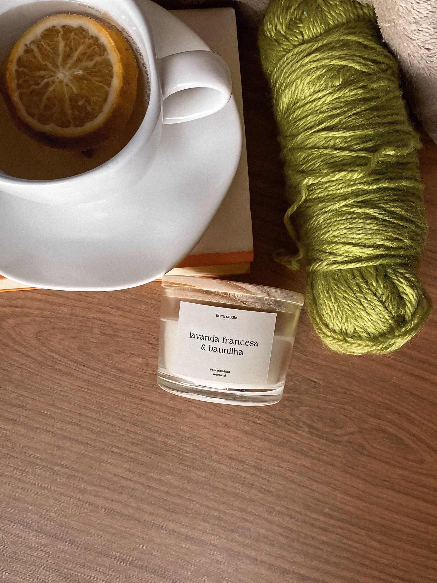 Vela Aromática Lavanda Francesa & Baunilha