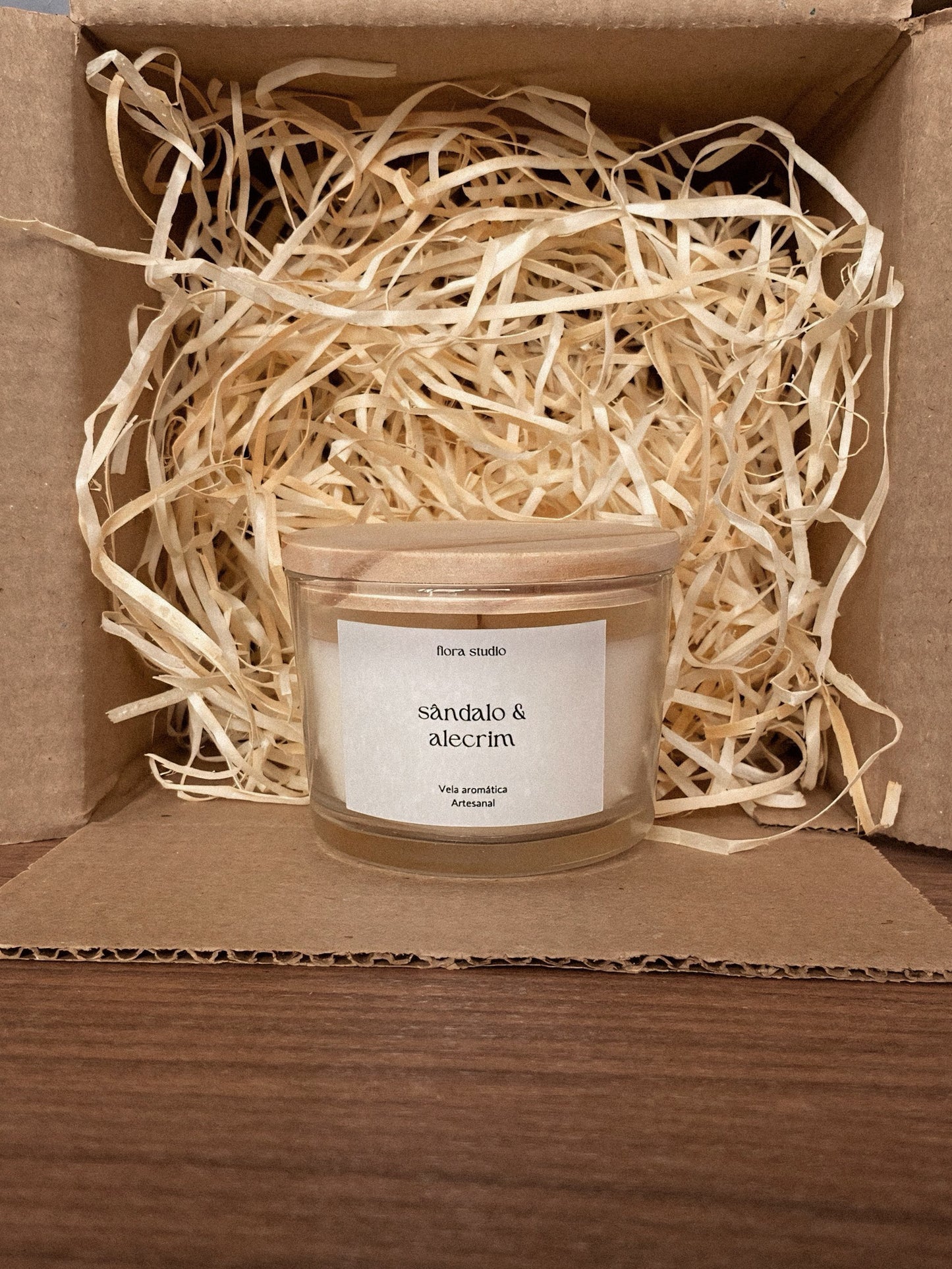 Vela Aromática Sândalo & Alecrim