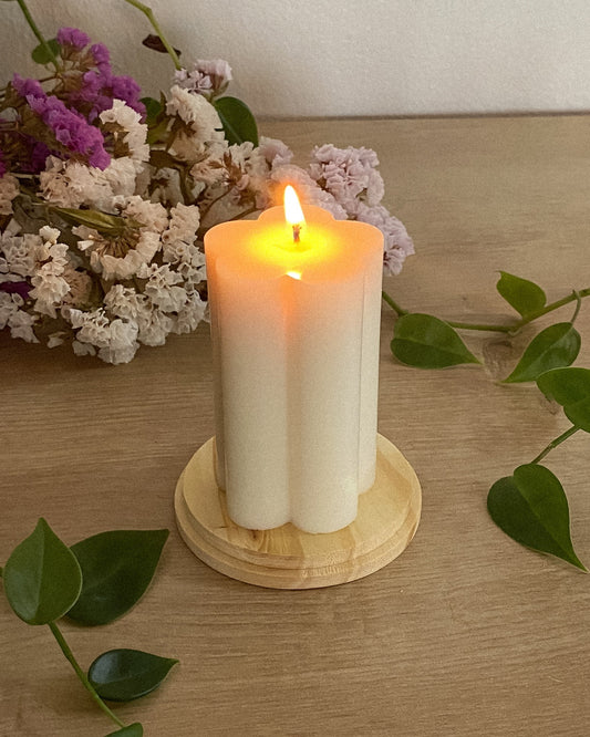Velas Decorativa Pilar de Flor