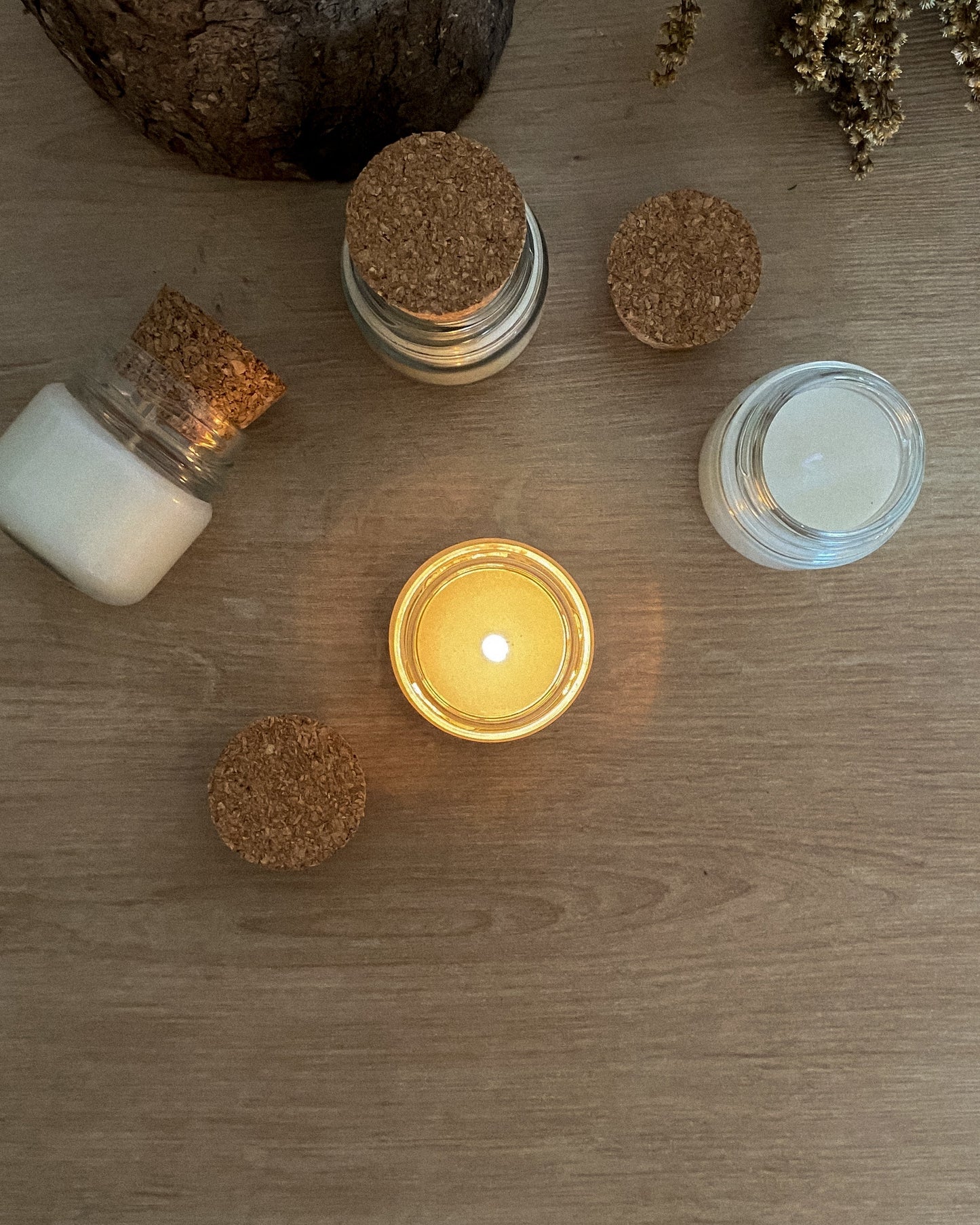 Box Presenteável - 4 Mini Velas Aromáticas (40 ml)