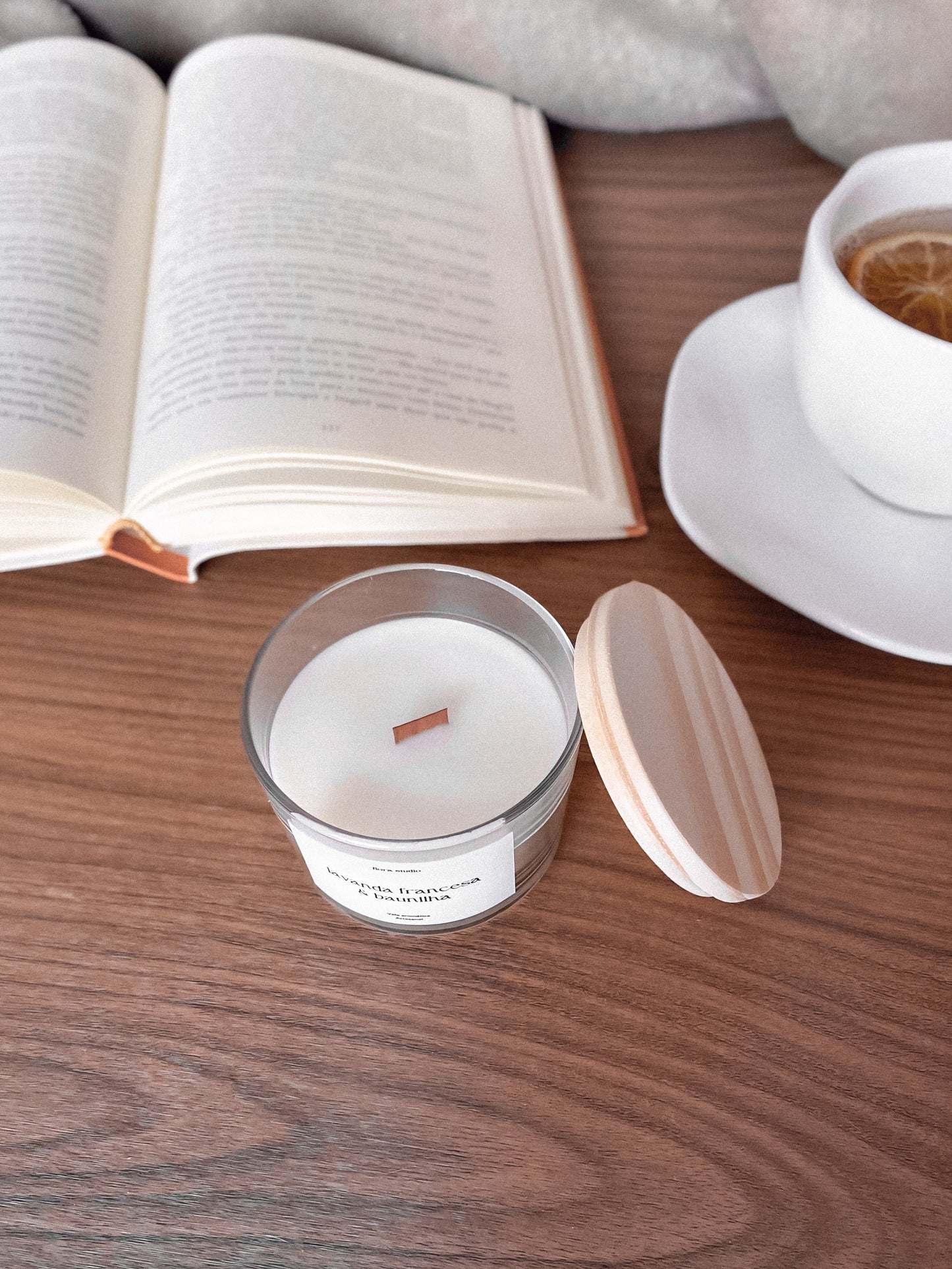 Vela Aromática Lavanda Francesa & Baunilha